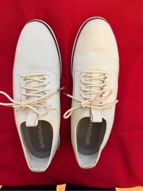 Shoes Cole Haan Women's Cream Knit Athletic Sneakers Grand OS